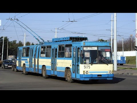 Видео: ИНФОРМАТОР троллейбусного маршрута №33 г. Минска (голос Эдуарда Данченко)