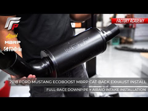 Видео: Factory Academy — установка выхлопной системы MBRP/Full-Race и впускной системы Airaid на Ford Mu...