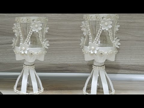 Видео: Ваза из пластиковой бутылки/A delicate and original vase made from a plastic bottle