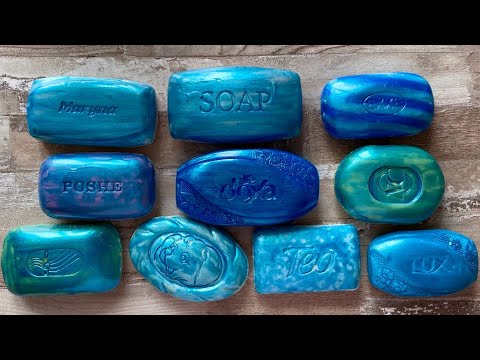 Видео: ASMR SOAP| Cutting colored soaр | Soap Carving| Резка крашенного мыла