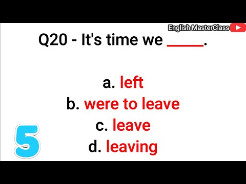 Видео: Тест по английской грамматике: 30 ловушек для продвинутого экзамена | Мастер-класс по английскому...