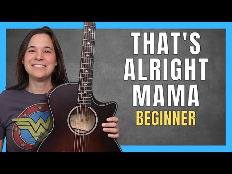 Видео: That's Alright Mama Урок игры на гитаре для НАЧИНАЮЩИХ - Песня из 4 аккордов!