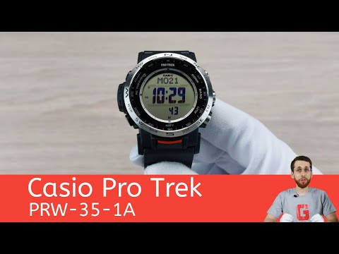 Видео: Компактные и экологичные Pro Trek / Casio PRW-35-1A