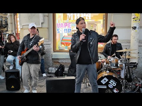 Видео: Фантазер.группа  ID AHO АЙДАХО. Уличные музыканты. Ярослав Евдокимов. Санкт Петербург. Сентябрь.