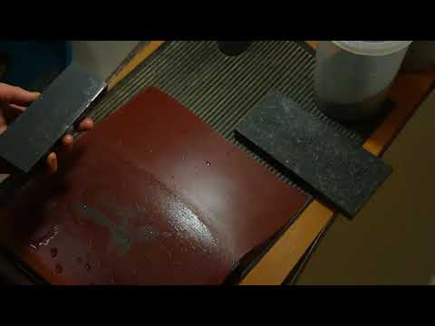 Видео: Как выравнивать и притирать бруски и камни для заточки. Часть 1.