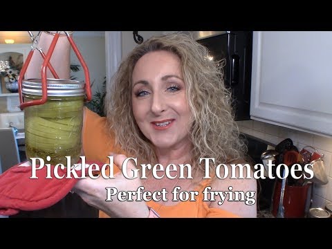 Видео: Маринованные зелёные помидоры | Идеально для жарки | Рецепт консервирования