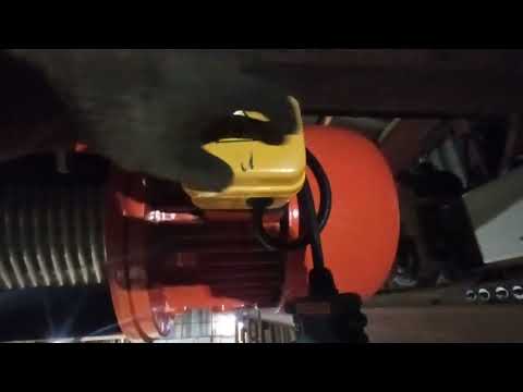 Видео: Замена алтайского тельфера 3.2 т. на китайский 5т.