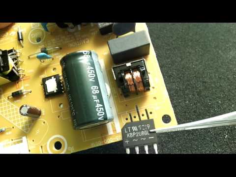 Видео: Монитор acer и факс F0-51 после грозы (типовуха)
