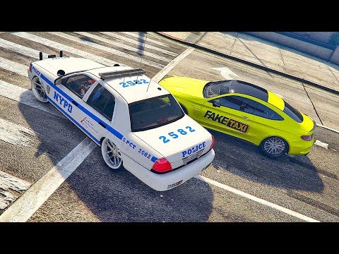 Видео: ПОГОНЯ ЗА FAKE TAXI. ПОЛИЦЕЙСКИЕ ПОГОНИ В GTA 5 ONLINE