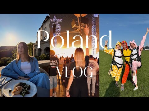 Видео: VLOG /Варшава Макс Корж 09.08.2025 / Стрибок з парашутом