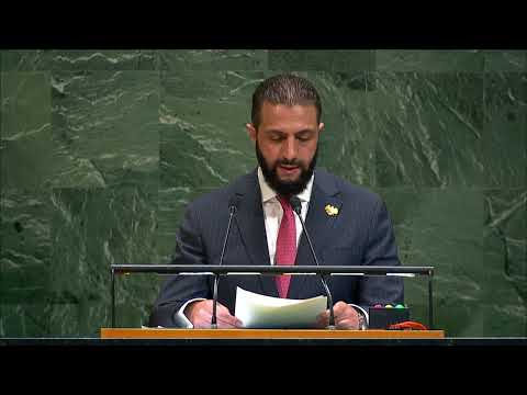 Видео: Выступление президента Сирии Ахмеда аш-Шараа на 80-й сессии Генассамблеи ООН