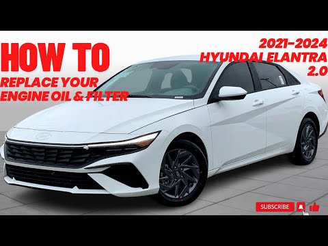 Видео: Как заменить моторное масло и фильтр на Hyundai Elantra 2.0 2024 года выпуска