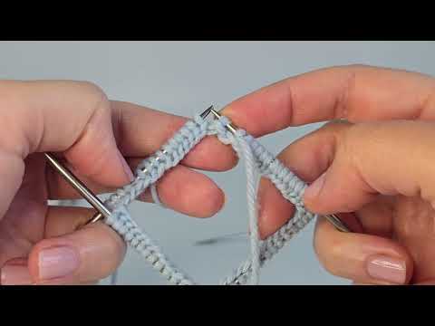 Видео: Соединение наборного ряда при круговом вязании