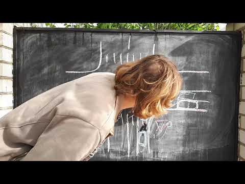 Видео: Поворот направо. Рисуем на доске.