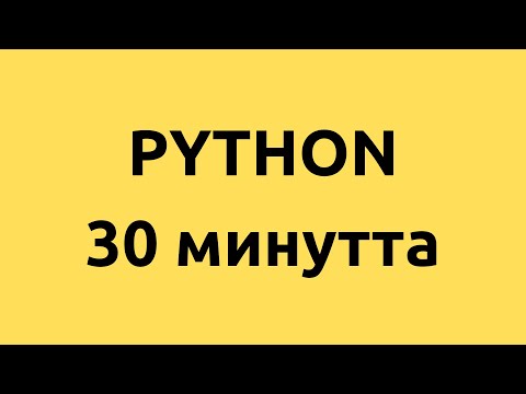 Видео: Базалық Python сабақтары 30 минутта: Python үйрену