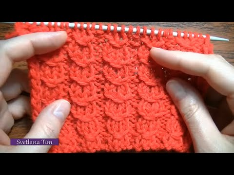 Видео: Узор ВЕРТИКАЛЬНЫЕ ПОЛОСОЧКИ. Вязание спицами. Красивые и простые в исполнении узоры № 188