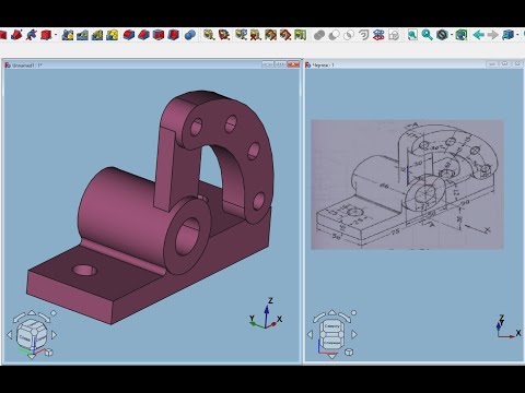 Видео: FreeCAD Часть 119. Пример создания модели