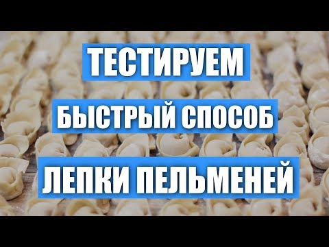 Видео: Тестирую быстрый способ лепки пельменей.Весь процесс. Первая попытка, мои результаты / Вып. 303