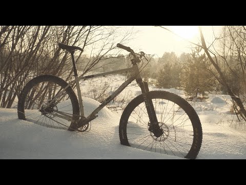 Видео: В -20 еду на Сингл MTB через две замерзших реки и озеро, Томь, Кисловку и о.Беленькое.