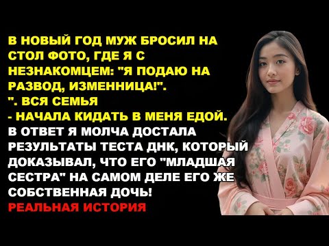 Видео: Муж обвинил меня перед всей семьей. Я молча показала ДНК: его 'младшая сестра' — его же дочь!