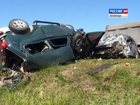 Видео: 6 человек погибли в ДТП под Череповцом