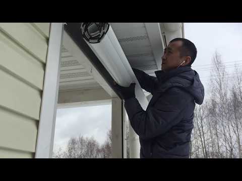 Видео: Монтаж рольставен ДорХан на беседку