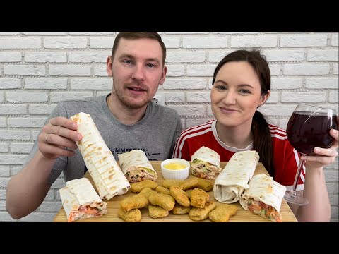 Видео: МУКБАНГ ШАУРМА ДОМАШНЯЯ С СЫРОМ КОПЧЕНАЯ КУРИЦА MUKBANG HOMEMADE SHAWARMA ответы на вопросы