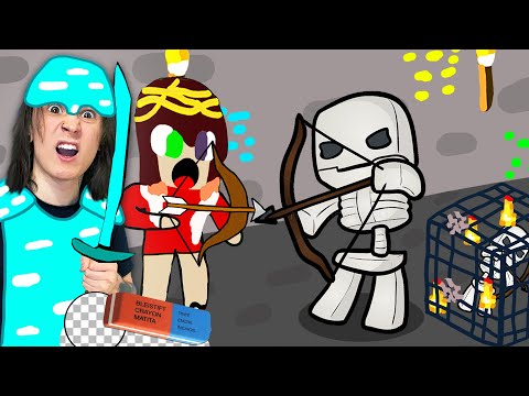 Видео: ПОЧЕМУ МОЯ ФЕРМА СКЕЛЕТОВ СТАЛА НАРИСОВАННОЙ В МАЙНКРАФТ