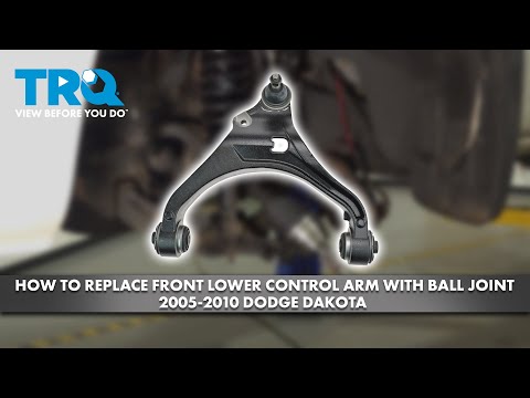Видео: Как заменить передний нижний рычаг с шаровой опорой на Dodge Dakota 2005-2010