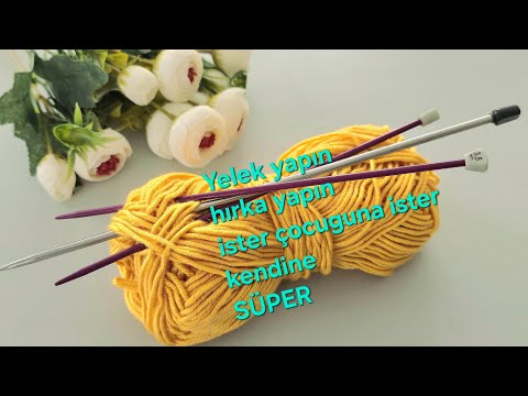 Видео: Этот узор вязания эластичного края выполняется очень быстро. Свяжем кардиган, свитер и блузку за 3