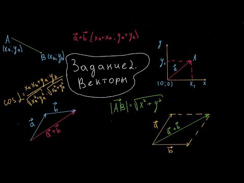 Видео: Подготовка к ЕГЭ по математике профильного уровня. Задание2. Векторы (решение задач).