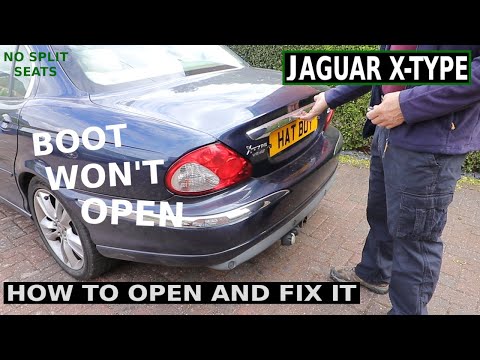 Видео: Багажник JAGUAR X-TYPE не открывается?