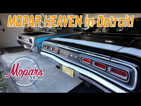Видео: Mopar Heaven в Детройте! | Эпическая коллекция маслкаров