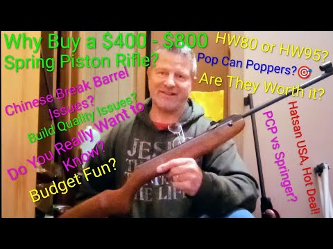 Видео: Вопросы и ответы по пружинно-поршневой пневматической винтовке: Weihrauch, немецкая Springer's, H...