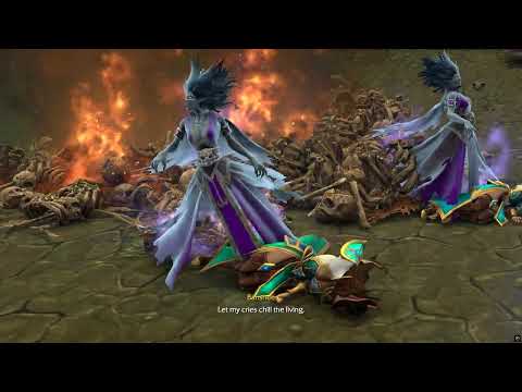 Видео: Warcraft 3 Re-Reforged: кампания «Нежить» | Глава пятая: Падение Луносвета