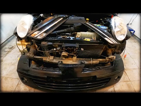 Видео: Снимаем передний бампер Nissan Micra 2002-2010год
