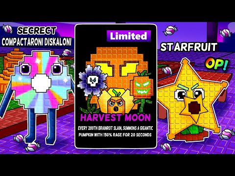 Видео: Разблокируем ВСЕ НОВОЕ в новом обновлении Хэллоуина в Plants vs Brainrots..