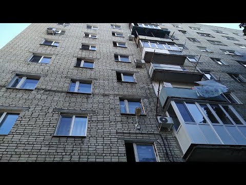 Видео: (Раритет) Лифт (Никопольский-1965 г.в), город Саратов, (г/п 350кг, 0,65 м/с), (громкий пуск движка)