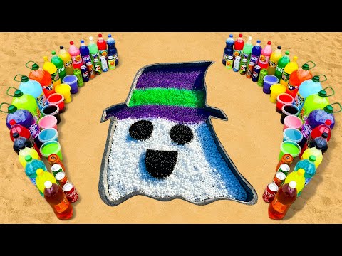 Видео: Как сделать «дыру для привидения» с помощью больших шариков Orbeez, воздушных шаров Fanta, Mounta...
