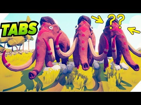 Видео: СЛЕПОЙ МАМОНТ против ЖНЕЦОВ - TABS 2019 # 2 - 6 -Totally Accurate Battle Simulator. ТАБС
