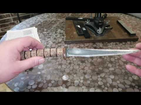 Видео: Филейный нож из ножовки по дереву.