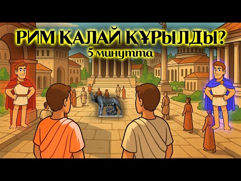 Видео: Римнің Құрылу Тарихы - 5 минутта / Рим Тарихы - 1-ші бөлім