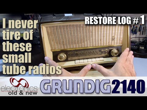Видео: Я скучал по ламповым радиоприёмникам, и эти маленькие просто обожаю. Реставрация Grundig 2140 — ч...
