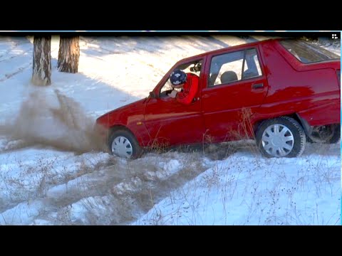 Видео: славута.  зимний тест драйв)))