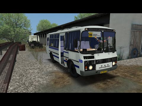 Видео: OMSI 2 | ПАЗ 32053 | Чистогорск | Маршрут 100