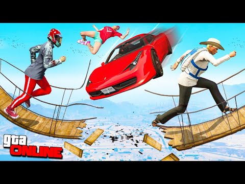 Видео: 3 СЕКУНДЫ ЧТОБЫ ДОЙТИ ДО КОНЦА! БЕГИ ИЛИ УМРИ В GTA 5 ONLINE