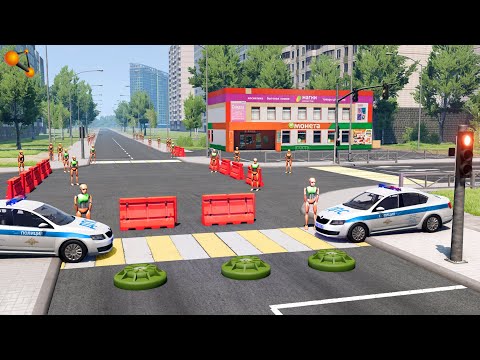 Видео: ДОРОГА ЗАМИНИРОВАНА! МИНЫ ДПС ПРОТИВ НАРУШИТЕЛЕЙ | BeamNG.drive