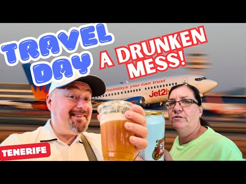 Видео: Пьяные в аэропорту! Нет, не мы! Конечно!!! Из аэропорта Тенерифе в Бирмингем