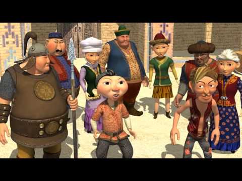 Видео: Алдар Косе. КАЗАХСКИЕ СКАЗКИ - Ақымақ қазы. Глупый судья - мультфильм