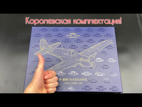 Видео: Королевская комплектация! P-40N в 1/48 масштабе от фирмы «Eduard».